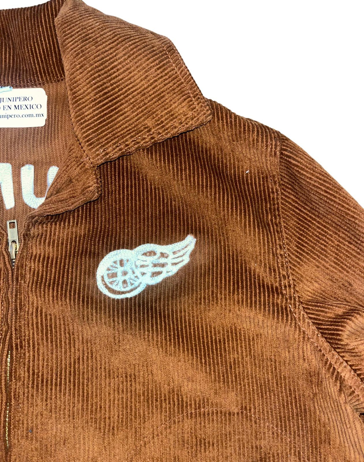 chamarra de pana corduroy jacket el tigre color cafe