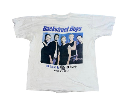 playera backstreet boys disco black and blue Mexico 2001