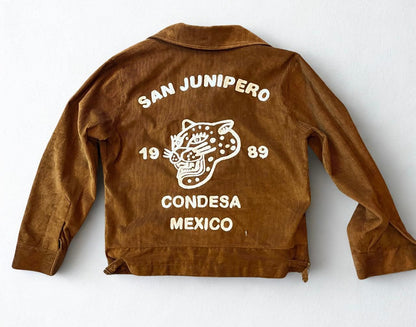 chamarra de pana  corduroy jacket  el tigre color cafe