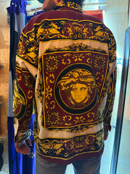 Camisa Vintage Estilo Versace
