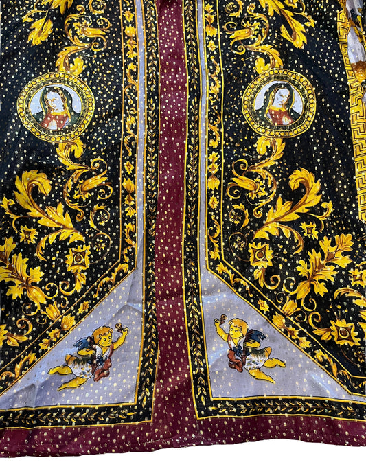 Camisa de seda metálica