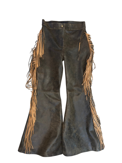 Pantalones de piel diseño de San Junipero