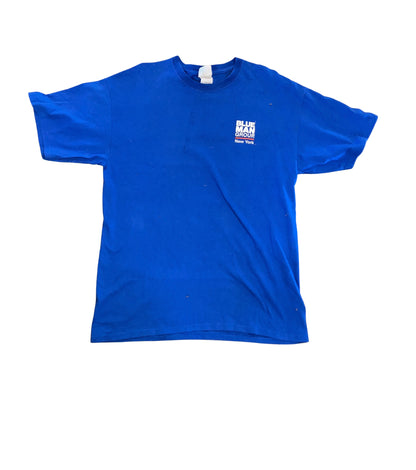 blue man tee