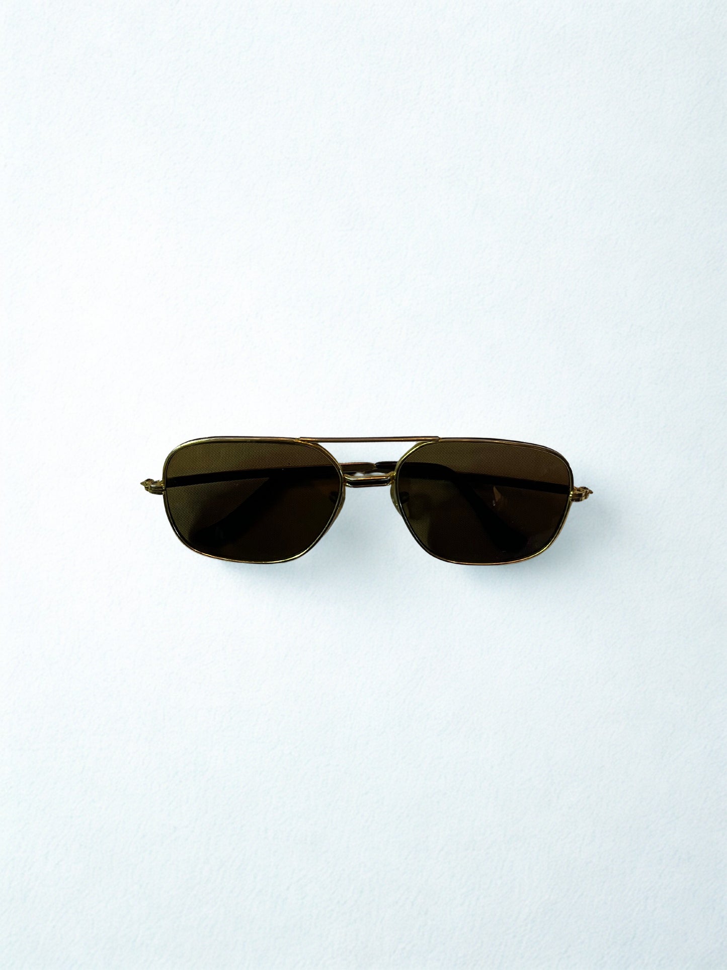 Brown Aviator Sunglasses