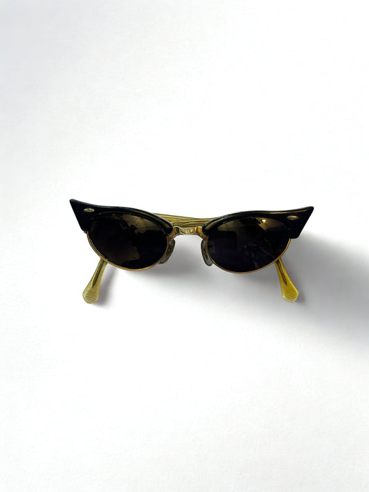 Black Cateye Mini Sunglases