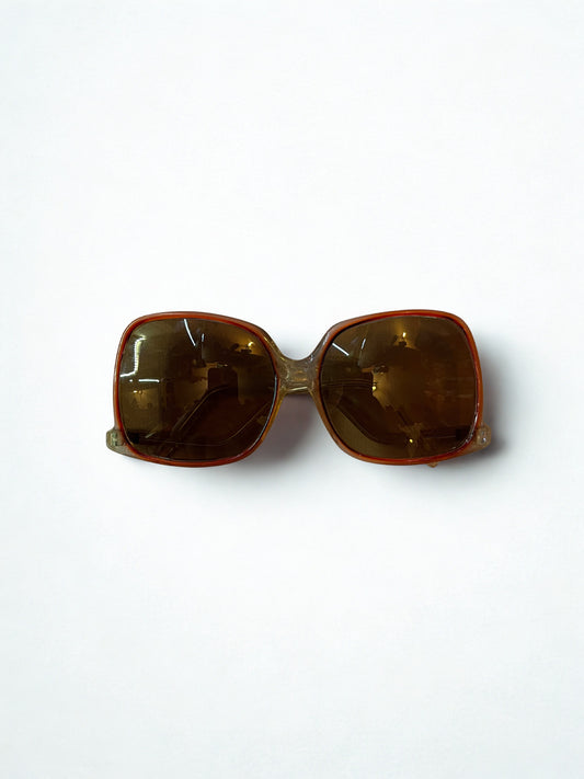 Brown Oversized Sunglasses