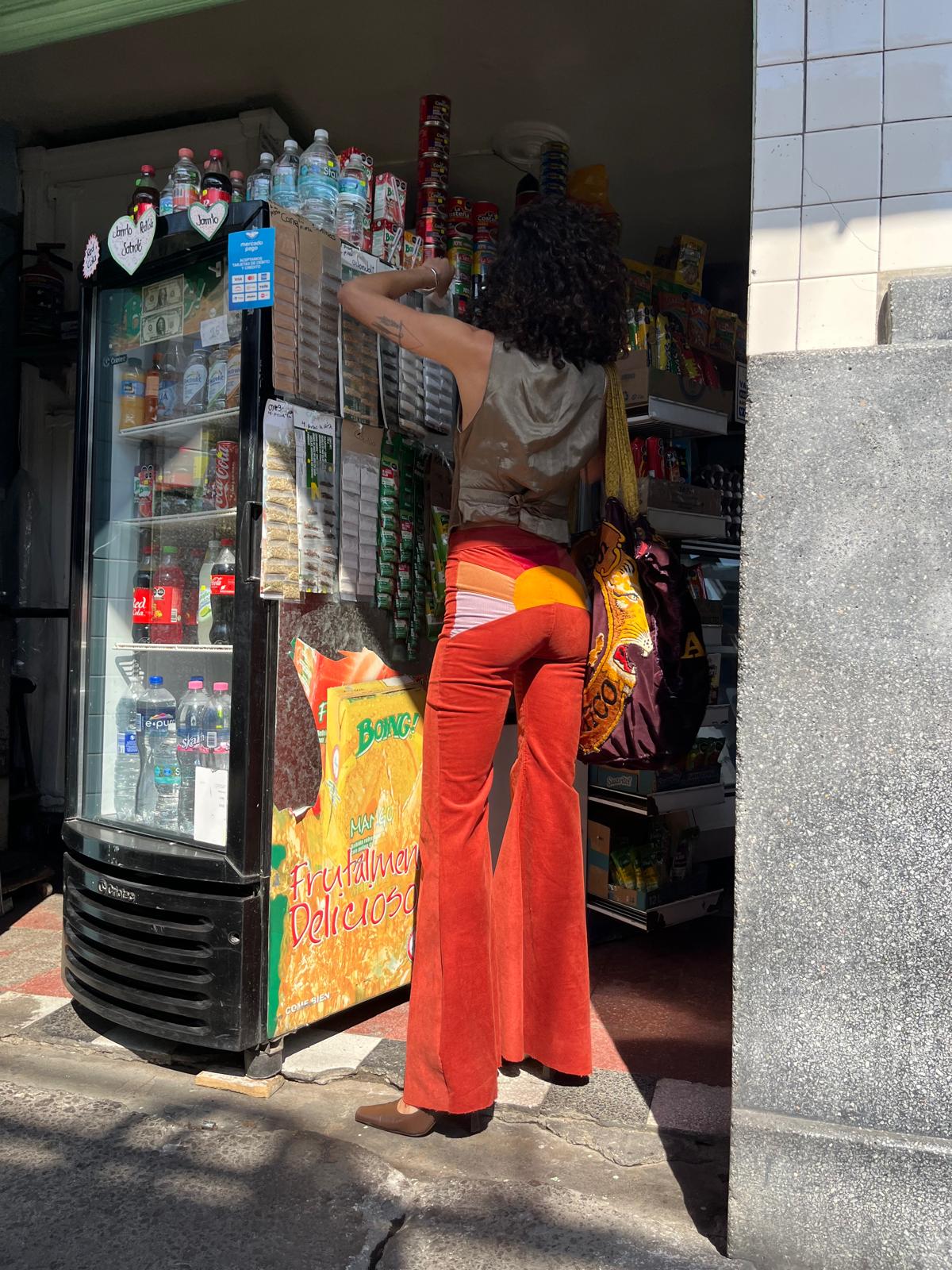 Sunny Pants in Orange Corduroy