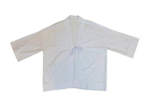 kimono de lino talla única color avena