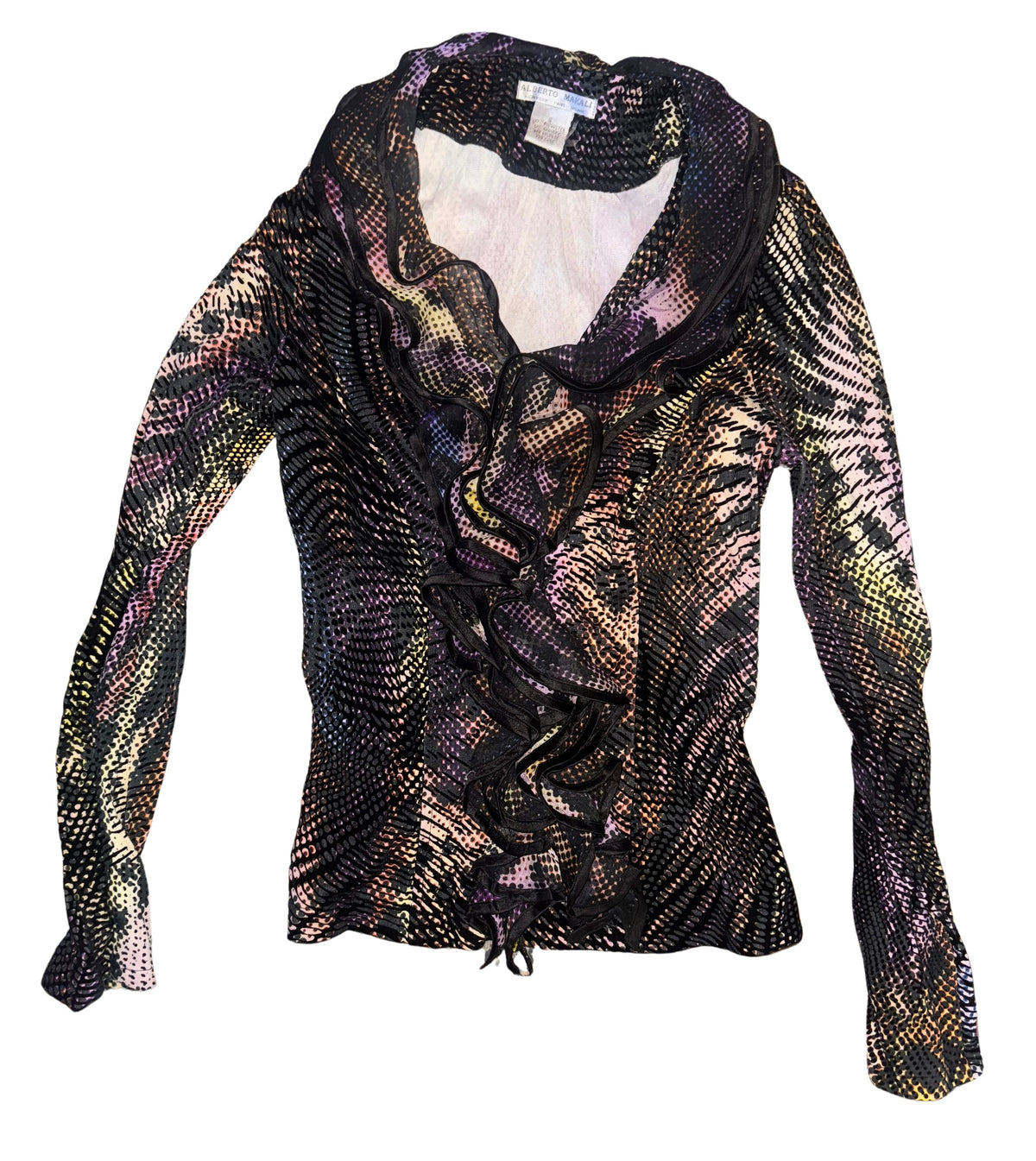 blusa de holanes alberto Makali boho print