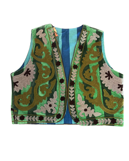 suzani vest